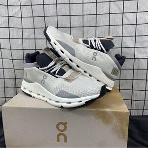 New ON Running Cloud Cloudnova White Sand Womens Casual Fashion Sneake